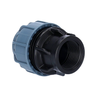 PP Fitting für PE Rohr | Kupplung Klemm x IG PN10 32 mm x 3/4"