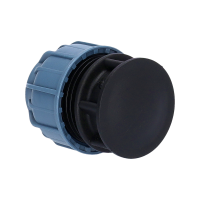 PP Fitting für PE Rohr | Endkappe Klemm PN10 63 mm