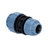 PP Fitting für PE Rohr | Reduzierkupplung Klemm x Klemm PN10 63 x 50 mm