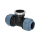 PP Fitting für PE Rohr | T-Stück Klemm x IG x Klemm mit VA-Ring PN10 40 mm x 1 1/2" x 40 mm