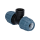 PP Fitting für PE Rohr | T-Stück Klemm x IG x Klemm PN16 DVGW 20 mm x 3/4" x 20 mm