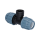 PP Fitting für PE Rohr | T-Stück Klemm x IG x Klemm PN16 DVGW 32 mm x 1" x 32 mm