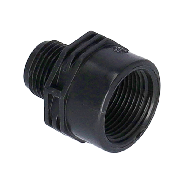 PP Reduziermuffennippel IG x AG 1/2" x 1"