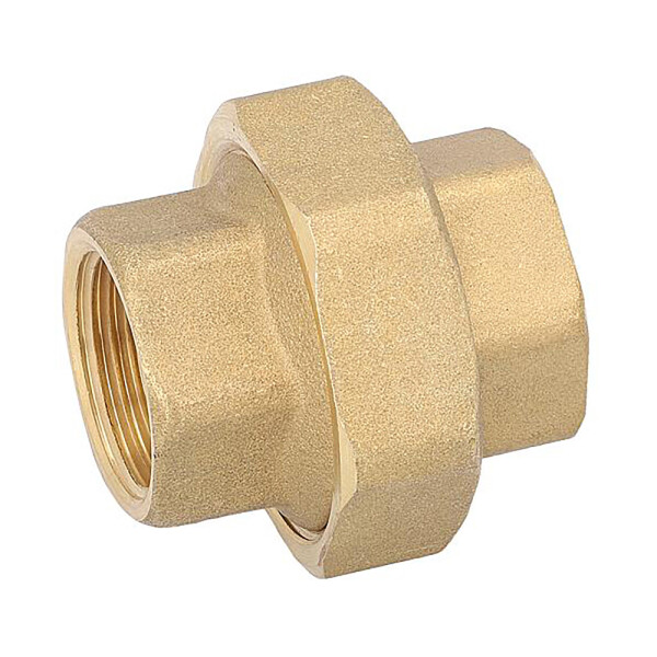Messing Verschraubung mit ÜWM O-Ring dichtend IG x IG 1" x 1"