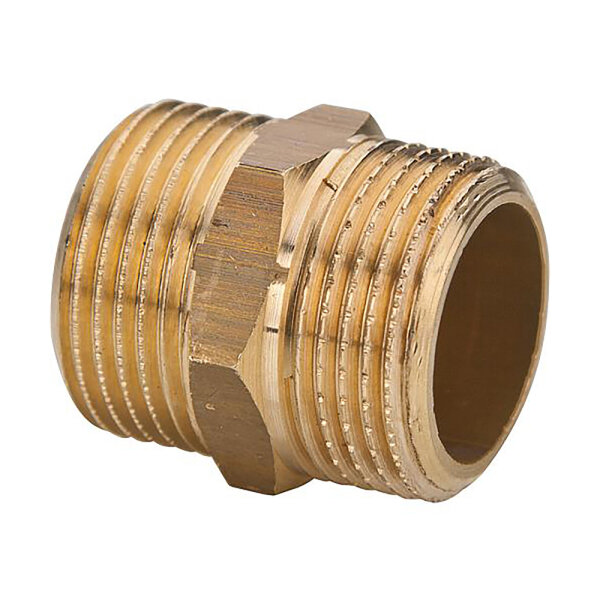 Messing Doppelnippel AG x AG 1 1/2" x 1 1/2"