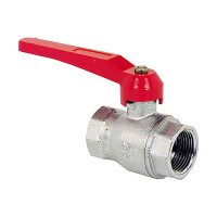 Kugelhahn Messing voller Durchgang mit Hebel IG x IG 1/4" x 1/4"