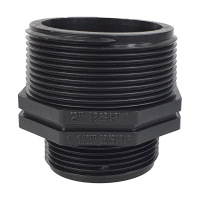 Reduzier - Doppelnippel mit O-Ring für Magnetventile AG x AG 2" x 1 1/2"