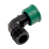 PVC- 90° Winkelkupplung mit O-Ring IG x AG 1" x 1"