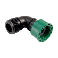 PVC- 90° Winkelkupplung mit O-Ring IG x AG 1" x 1"