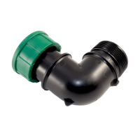 PVC- 90° Winkelkupplung mit O-Ring IG x AG 2" x 2"