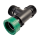 PVC- T - Kupplung mit O-Ring IG x AG x AG 2" x 2" x 2"