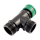PVC- T - Kupplung mit O-Ring IG x AG x AG 2" x 2" x 2"