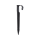 Bodenhaken schwarz für PE Rohre 16-20 mm