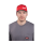 Baseball Kappe mit UV-Schutz rot S/M