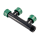 PVC- Ventilverteiler mit O-Ring IG x AG 2 - fach Anschluss 1" IG