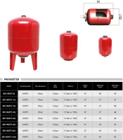 Druckkessel Druckbehälter Membrankessel für Hauswasserwerk mit EPDM Membran 8,0 L