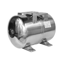 Druckkessel Druckbehälter Membrankessel für Hauswasserwerk mit EPDM Membran 24,0 L Edelstahl