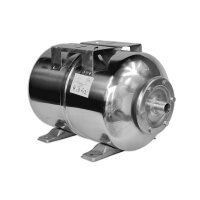 Druckkessel Druckbehälter Membrankessel für Hauswasserwerk mit EPDM Membran 24,0 L Edelstahl