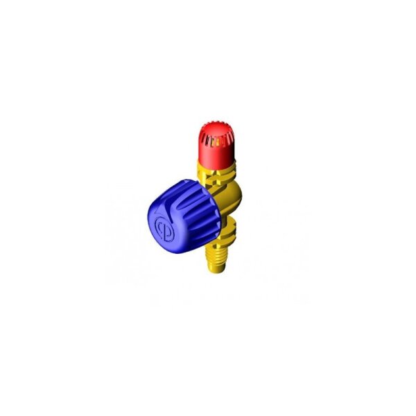 Idra Adjustable Jet Spray Düse Anschluß 4,50mm Gewinde 360° Mikro Düse rot einstellbar 0-3,40m Radius