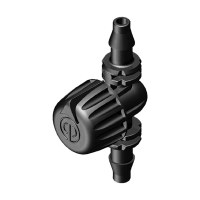 Mikro- Zubehör Mikro-Hahn 6/4mm Schlauchanschluss beidseitig