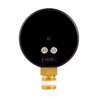 Druckmesser - Manometer Ø 50 MM Radial 1/4" AG - Selbstdichtend mit PTFE-Dichtring 0-16 Bar