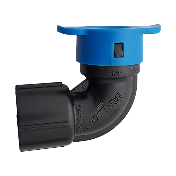 Blu-Lock Regneranschlüsse Blu-Lock Winkel ø 15 mm BL x 1/2" IG
