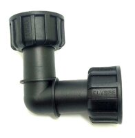 Ventilverteiler - Swivel mit Flachdichtung Winkel 90° 2 x IG ÜWM / 1"
