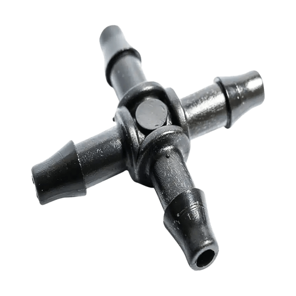 Mikroleitung 4/6 Verteilerkomponenten Kreuz-Steckverbinder für 4/6 mm Mikroschlauch
