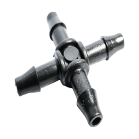 Mikroleitung 4/6 Verteilerkomponenten Kreuz-Steckverbinder für 4/6 mm Mikroschlauch