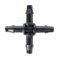 Mikroleitung 4/6 Verteilerkomponenten Kreuz-Steckverbinder für 4/6 mm Mikroschlauch