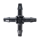 Mikroleitung 4/6 Verteilerkomponenten Kreuz-Steckverbinder für 4/6 mm Mikroschlauch