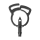 Mikroleitung 4/6 Verteilerkomponenten Rohrschelle 16-18 mm mit 6/4 Mikroschlauchanschluss