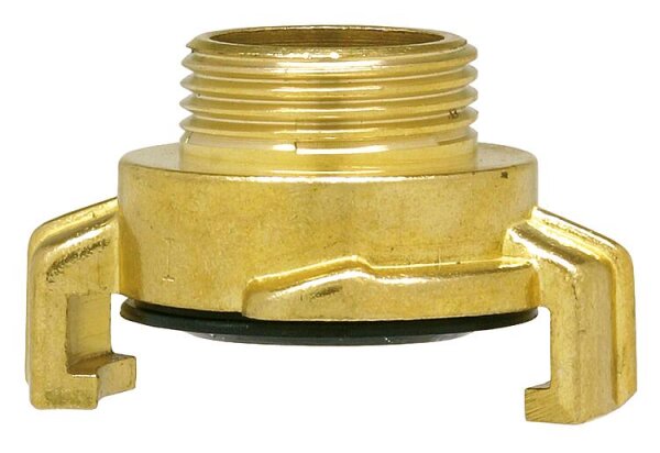 Messing Gewindestück Schnellkupplung x AG 1"  (DN 25) Standard