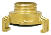 Messing Gewindestück Schnellkupplung x AG 1...
