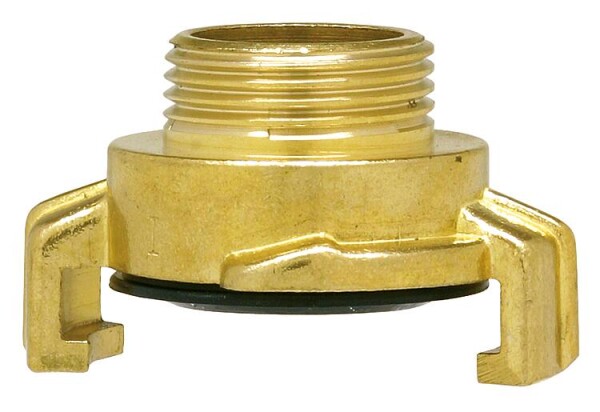 Messing Gewindestück Schnellkupplung x AG 3/4" (DN 20) Trinkwasser DVGW