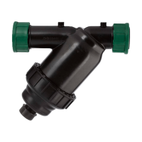 YEV Überwurf Kunststoff-Filter mit 2 x IG-Verschraubung Modell "E" 1 1/2" x 1 1/2" Scheiben-Filter