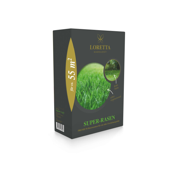 Loretta Super-Rasen Premiumrasensaat 1,1 kg