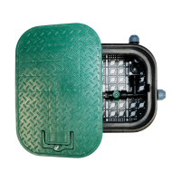 Ventilbox vormontiert Standard 1 Kreis / Zone mit Hunter PGV Magnetventilen inkl. Ausblasventil für Druckluft