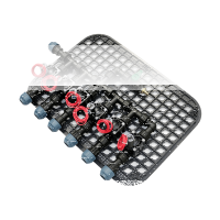 Ventilbox vormontiert Jumbo 6 Zonen mit Hunter PGV Magnetventilen inkl. Ausblasventil für Druckluft-25 mm