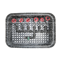 Ventilbox vormontiert Jumbo 6 Zonen mit Hunter PGV Magnetventilen inkl. Ausblasventil für Druckluft-25 mm