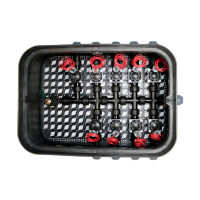 Ventilbox vormontiert Jumbo 9 Zonen mit Hunter PGV Magnetventilen inkl. Ausblasventil für Druckluft-25 mm