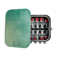 Ventilbox vormontiert Jumbo 9 Zonen mit Hunter PGV Magnetventilen inkl. Ausblasventil für Druckluft-25 mm