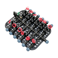 Ventilbox vormontiert Jumbo 12 Zonen mit Hunter PGV Magnetventilen inkl. Ausblasventil für Druckluft-25 mm