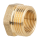 Messing Reduzierstück AG x IG 3/8" AG x 1/8" IG