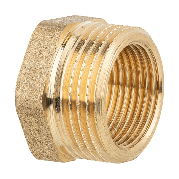 Messing Reduzierstück AG x IG 1/2" AG x 1/4" IG