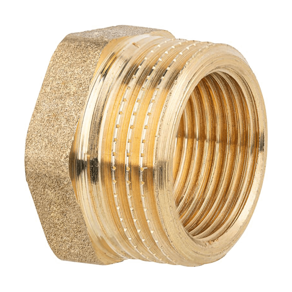 Messing Reduzierstück AG x IG 1 1/2" AG x 3/4" IG
