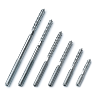 Stockschraube - Doppelgewinde TX verzinkt M8 x 70 mm