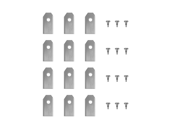 Roborock RockMow Ersatzklingen Stahl, 12 Klingen