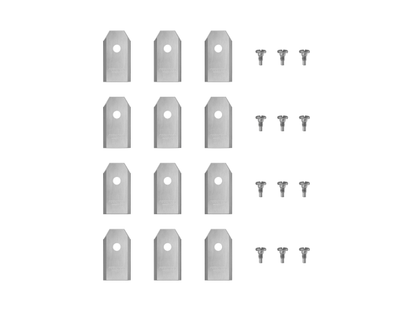 Roborock RockMow Ersatzklingen Stahl Longlife, 12 Klingen