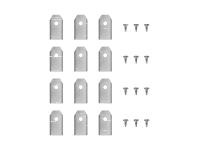 Roborock RockMow Ersatzklingen Stahl Longlife, 12 Klingen